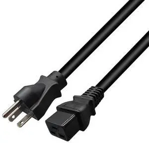 NEMA 6-20P to IEC320 C19 Power Extension Cable, 3 Prong NEMA to C19 20A 12 AWG,Power Line with ETL Listed, for Server,PDU UPS (6-20P to C19-1.8M/5.9FT) NEMA 6-20P to IEC320 C19 Power Extension Cable, 3 Prong NEMA to C19 20A 12 AWG,Power Line with ETL Listed, for Server,PDU UPS (6-20P to C19-1.8M/5.9FT)