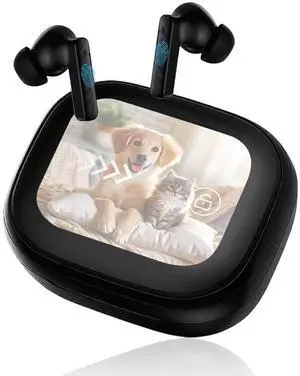 Wireless Earbuds with Touch Screen, Bluetooth 5.4 Headphones, ANC Noise Cancelling, 60H HiFi Stereo Bluetooth Ear Buds with 5 EQ Modes, for Sports/Workout Wireless Earbuds with Touch Screen, Bluetooth 5.4 Headphones, ANC Noise Cancelling, 60H HiFi Stereo Bluetooth Ear Buds with 5 EQ Modes, for Sports/Workout