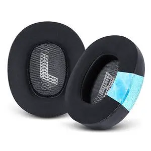 GVOEARS Cooling Gel Replacement Ear Pads for JBL Live 650/660BTNC E65BTNC Headphone, Ear Pads with Memory Foam and Breathable ICE Silk Fabric (Black) GVOEARS Cooling Gel Replacement Ear Pads for JBL Live 650/660BTNC E65BTNC Headphone, Ear Pads with Memory Foam and Breathable ICE Silk Fabric (Black)