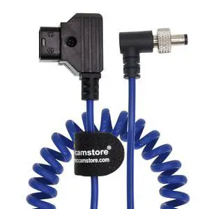 D-Tap to Locking DC Barrel 5.5x2.1 Monitor Power Cable Compatible for Atomos Inferno Video Devices PIX-E7 PIX-E5 Hollyland Mars 400s Amaran 60X, Blue (Angle Locking, Blue Coiled Cable) D-Tap to Locking DC Barrel 5.5x2.1 Monitor Power Cable Compatible for Atomos Inferno Video Devices PIX-E7 PIX-E5 Hollyland Mars 400s Amaran 60X, Blue (Angle Locking, Blue Coiled Cable)