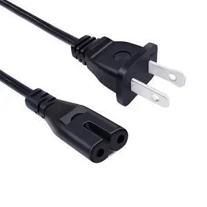 2 Prong Power Cord Replacement for Bell + Howell Super Bright Light Bar 8Ft IEC C7 Power Cord AC Cable 2 Prong Power Cord Replacement for Bell + Howell Super Bright Light Bar 8Ft IEC C7 Power Cord AC Cable