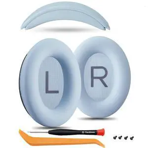 Ear Cushions and Headband Cushion Foam for Bose QuietComfort 45 (QC45) Headphones Accessories Easy to Install 45 (45-Sky Blue) Ear Cushions and Headband Cushion Foam for Bose QuietComfort 45 (QC45) Headphones Accessories Easy to Install 45 (45-Sky Blue)