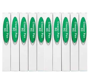 Fiber Optic Connector Cleaning Pen,10 PCS Fiber Optic Cleaner Pen for 2.5mm Ferrules SC,FC,ST,SC/APC and FC/APC, Achieve 800+ Cleanings Fiber Optic Connector Cleaning Pen,10 PCS Fiber Optic Cleaner Pen for 2.5mm Ferrules SC,FC,ST,SC/APC and FC/APC, Achieve 800+ Cleanings