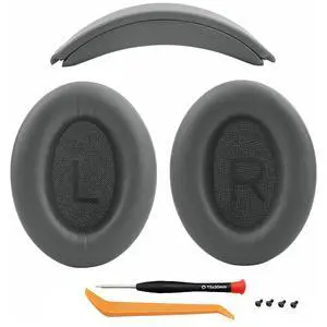 Ear Cushions and Headband Cushion Foam for Bose QuietComfort 45 (QC45) Headphones Accessories Easy to Install 45 (45-Dark Gray) Ear Cushions and Headband Cushion Foam for Bose QuietComfort 45 (QC45) Headphones Accessories Easy to Install 45 (45-Dark Gray)