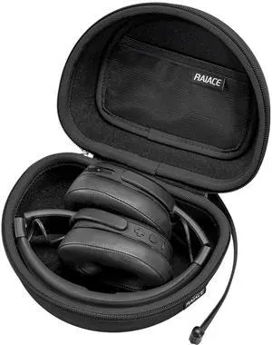 Hard Storage Case Compatible with Skullcandy Crusher Over-Ear Headphones, for TOZO HT3 Headphones and More Foldable Headset, Travel Carrying Bag. (Case Only)-Black(Black Lining) Hard Storage Case Compatible with Skullcandy Crusher Over-Ear Headphones, for TOZO HT3 Headphones and More Foldable Headset, Travel Carrying Bag. (Case Only)-Black(Black Lining)