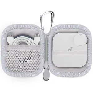 Hard Travel Case for Anker Soundcore Work Portable AI Voice Recorder | Shockproof, Water Resistant, Impact-resistant, Protective Storage Box, Smooth Zipper, Portable Carrying Box, White Case Hard Travel Case for Anker Soundcore Work Portable AI Voice Recorder | Shockproof, Water Resistant, Impact-resistant, Protective Storage Box, Smooth Zipper, Portable Carrying Box, White Case
