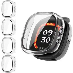 4 Pack Hard PC Screen Protector Case for Fitbit Ace LTE with Tempered Glass, High Sensitivity Anti-Fall Cover Bumper for Google Fitbit Ace LTE 4 Pack Hard PC Screen Protector Case for Fitbit Ace LTE with Tempered Glass, High Sensitivity Anti-Fall Cover Bumper for Google Fitbit Ace LTE