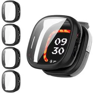 4 Pack Hard PC Screen Protector Case for Fitbit Ace LTE with Tempered Glass, High Sensitivity Anti-Fall Cover Bumper for Google Fitbit Ace LTE 4 Pack Hard PC Screen Protector Case for Fitbit Ace LTE with Tempered Glass, High Sensitivity Anti-Fall Cover Bumper for Google Fitbit Ace LTE