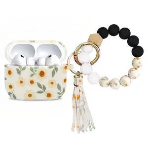 AirPods Pro 3 Case (2025), Shockproof Soft Silicone Case Cover Compatible with Apple Airpods Pro3 Case, Cute Skin Cover with Bracelet Lanyard and Keychain for Men and Women (Small Flowers) AirPods Pro 3 Case (2025), Shockproof Soft Silicone Case Cover Compatible with Apple Airpods Pro3 Case, Cute Skin Cover with Bracelet Lanyard and Keychain for Men and Women (Small Flowers)