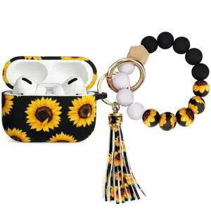 AirPods Pro 3 Case (2025), Shockproof Soft Silicone Case Cover Compatible with Apple Airpods Pro3 Case, Cute Skin Cover with Bracelet Lanyard and Keychain for Men and Women(Sunflower) AirPods Pro 3 Case (2025), Shockproof Soft Silicone Case Cover Compatible with Apple Airpods Pro3 Case, Cute Skin Cover with Bracelet Lanyard and Keychain for Men and Women(Sunflower)