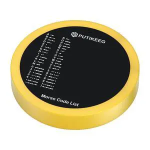 Morse Code Round Table Key morse code List Learning Shortwave Radio (Yellow) Morse Code Round Table Key morse code List Learning Shortwave Radio (Yellow)