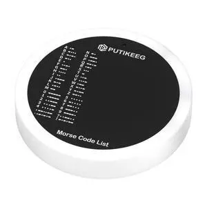 Morse Code Round Table Key morse code List Learning Shortwave Radio (White) Morse Code Round Table Key morse code List Learning Shortwave Radio (White)