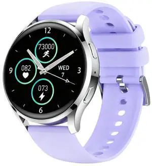 Smart Watch Fitness Tracker for iPhone Android for Women Men, Activity Tracker with Calorie & Step Counter, 150+ Sports, Daily Workout & Sleep MonitorIP68 Waterproof Smartwatch (Purple) Smart Watch Fitness Tracker for iPhone Android for Women Men, Activity Tracker with Calorie & Step Counter, 150+ Sports, Daily Workout & Sleep MonitorIP68 Waterproof Smartwatch (Purple)