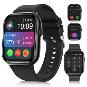 Smart Watches for Men Women, Fitness Tracker (Answer/Make Call) | 2.01" HD Touchscreen, 120+ Sport Modes, IP67 Waterproof, 7-Day Battery, Smartwatch with for Android iPhone (Black) Smart Watches for Men Women, Fitness Tracker (Answer/Make Call) | 2.01" HD Touchscreen, 120+ Sport Modes, IP67 Waterproof, 7-Day Battery, Smartwatch with for Android iPhone (Black)