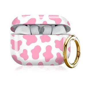 Compatible with AirPod Pro 3rd Generation Case 2025,Fashion Protective Cover with Keychain, Anti-Scratch, Drop Protection,Shockproof Cover for AirPod Pro 3 Women(Pink Cow) Compatible with AirPod Pro 3rd Generation Case 2025,Fashion Protective Cover with Keychain, Anti-Scratch, Drop Protection,Shockproof Cover for AirPod Pro 3 Women(Pink Cow)