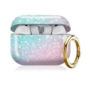 Compatible with AirPod Pro 3rd Generation Case 2025,Fashion Protective Cover with Keychain, Anti-Scratch, Drop Protection,Shockproof Cover for AirPod Pro 3 Women(Pink Sparkle Glitter) Compatible with AirPod Pro 3rd Generation Case 2025,Fashion Protective Cover with Keychain, Anti-Scratch, Drop Protection,Shockproof Cover for AirPod Pro 3 Women(Pink Sparkle Glitter)