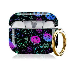 Compatible with AirPod Pro 3rd Generation Case 2025,Fashion Protective Cover with Keychain, Anti-Scratch, Drop Protection,Shockproof Cover for AirPod Pro 3 Women(Cute Cartoon Cat) Compatible with AirPod Pro 3rd Generation Case 2025,Fashion Protective Cover with Keychain, Anti-Scratch, Drop Protection,Shockproof Cover for AirPod Pro 3 Women(Cute Cartoon Cat)