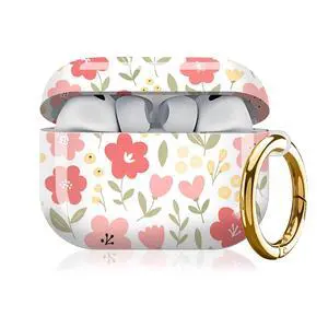 Compatible with AirPod Pro 3rd Generation Case 2025,Fashion Protective Cover with Keychain, Anti-Scratch, Drop Protection,Shockproof Cover for AirPod Pro 3 Women(Pink Flowers) Compatible with AirPod Pro 3rd Generation Case 2025,Fashion Protective Cover with Keychain, Anti-Scratch, Drop Protection,Shockproof Cover for AirPod Pro 3 Women(Pink Flowers)