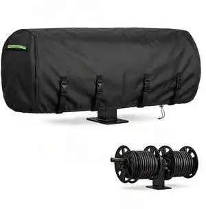 Welding Lead Reel Cover, 600D Waterproof Double Reel Cover Layer with Grips and Windproof Double Buckles, Fits Various Dual Cable Reels (35×14×14in) Welding Lead Reel Cover, 600D Waterproof Double Reel Cover Layer with Grips and Windproof Double Buckles, Fits Various Dual Cable Reels (35×14×14in)