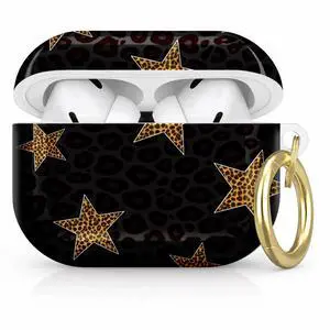 Compatible with AirPod Pro 2nd/1st Generation Case Cover with Key Chain,Full Protective Shockproof Wireless Headphone Case for Airpod Pro 2023/2022/2019(Star Leopard) Compatible with AirPod Pro 2nd/1st Generation Case Cover with Key Chain,Full Protective Shockproof Wireless Headphone Case for Airpod Pro 2023/2022/2019(Star Leopard)