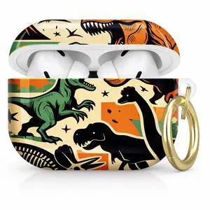 Compatible with AirPod Pro 2nd/1st Generation Case Cover with Key Chain,Full Protective Shockproof Wireless Headphone Case for Airpod Pro 2023/2022/2019(Dinosaur Rex) Compatible with AirPod Pro 2nd/1st Generation Case Cover with Key Chain,Full Protective Shockproof Wireless Headphone Case for Airpod Pro 2023/2022/2019(Dinosaur Rex)