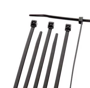 7-Inch Zip Ties - Indoor/Outdoor Cable Ties for Cord and Wire Management, No Tools Needed - Strong Nylon Cable Holders 7 IN, 100 Pack, Black 7-Inch Zip Ties - Indoor/Outdoor Cable Ties for Cord and Wire Management, No Tools Needed - Strong Nylon Cable Holders 7 IN, 100 Pack, Black