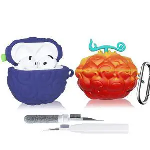 2Pack Devi Fruit for AirPods 4th Case Cute 2024 Released, Cute 3D Cartoon Silicone for Devil Fruit Cover Accessories for AirPods 4st Generation Case for Boy Girl with Cleaning Pen(Devil Fruit) 2Pack Devi Fruit for AirPods 4th Case Cute 2024 Released, Cute 3D Cartoon Silicone for Devil Fruit Cover Accessories for AirPods 4st Generation Case for Boy Girl with Cleaning Pen(Devil Fruit)
