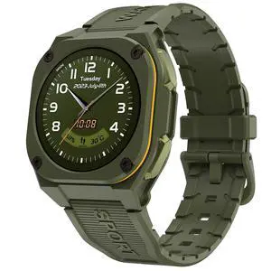 Easfone B3 Sport Smart Watch, 1.28" AMOLED Fitness Watch with Heart Rate/Sleep/IP68 Waterproof/120+ Sports Modes, Pedometer, Sport Smart Watch for Android iOS (Army Green) Easfone B3 Sport Smart Watch, 1.28" AMOLED Fitness Watch with Heart Rate/Sleep/IP68 Waterproof/120+ Sports Modes, Pedometer, Sport Smart Watch for Android iOS (Army Green)