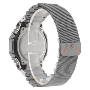Stainless Steel Metal Mesh Loop Adjustable Magnetic Wristband Compatible with for Casio GM-2100 GA-2100 GA-2110 GA-B2100 GM-5600 GM-6900 GM-2140GEM GBM-2100 GM-2110 GM-2110D (gray, Small) Stainless Steel Metal Mesh Loop Adjustable Magnetic Wristband Compatible with for Casio GM-2100 GA-2100 GA-2110 GA-B2100 GM-5600 GM-6900 GM-2140GEM GBM-2100 GM-2110 GM-2110D (gray, Small)