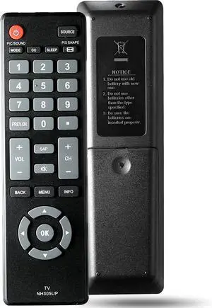 NH305UD Universal Remote Control Replacement for Emerson LCD HDTV TV NH305UD Universal Remote Control Replacement for Emerson LCD HDTV TV