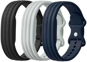 3 Pack Silicone Watch Bands for Google Fitbit Air, Soft Sport Waterproof Replacement Wristband Strap for Fitbit Air Women Men 3 Pack Silicone Watch Bands for Google Fitbit Air, Soft Sport Waterproof Replacement Wristband Strap for Fitbit Air Women Men