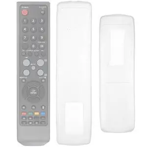 3-Pack Clear Silicone Remote Control Protective Covers Waterproof Sleeves for TV and Air Conditioner Remotes, Universal Stretchy Protection Case for Button Visibility 3-Pack Clear Silicone Remote Control Protective Covers Waterproof Sleeves for TV and Air Conditioner Remotes, Universal Stretchy Protection Case for Button Visibility