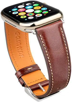 Leather Bands Compatible with Apple Watch Band 42mm 44mm 45mm 49mm Ultra, Replacement Band Leather Strap for Men iWatch Ultra 3/2/1 Series 9 8 7 6 5 4 Leather Bands Compatible with Apple Watch Band 42mm 44mm 45mm 49mm Ultra, Replacement Band Leather Strap for Men iWatch Ultra 3/2/1 Series 9 8 7 6 5 4