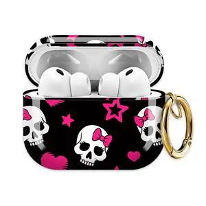 for AirPods Pro 3 Case (2025)Cute Cover Compatible with AirPod Pro 3rd Generation with Rose Gold Keychain Headphone Cases for Women(Pink Skull) for AirPods Pro 3 Case (2025)Cute Cover Compatible with AirPod Pro 3rd Generation with Rose Gold Keychain Headphone Cases for Women(Pink Skull)