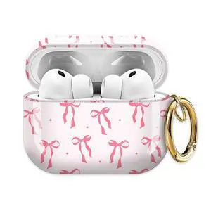 for AirPods Pro 3 Case (2025)Cute Cover Compatible with AirPod Pro 3rd Generation with Rose Gold Keychain Headphone Cases for Women(Pink Bow) for AirPods Pro 3 Case (2025)Cute Cover Compatible with AirPod Pro 3rd Generation with Rose Gold Keychain Headphone Cases for Women(Pink Bow)
