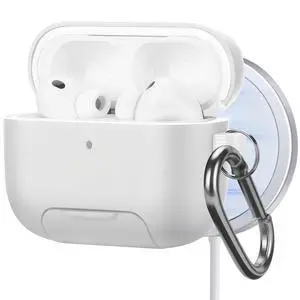 Magnetic Lock Lid Case Compatible with AirPods Pro 3 | Built-in Phone Stand, MagSafe Ready, Shockproof Protective Cover with Lanyard Magnetic Lock Lid Case Compatible with AirPods Pro 3 | Built-in Phone Stand, MagSafe Ready, Shockproof Protective Cover with Lanyard