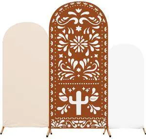 3 Pcs Mexican Cielito Lindo Arch Backdrop Cover 4ft 5ft 6ft 2-Sided Stretchy Arch Stand Covers for Mexico Talavera Wedding Birthday Baby Shower Party Decor (Only Cover) 3 Pcs Mexican Cielito Lindo Arch Backdrop Cover 4ft 5ft 6ft 2-Sided Stretchy Arch Stand Covers for Mexico Talavera Wedding Birthday Baby Shower Party Decor (Only Cover)