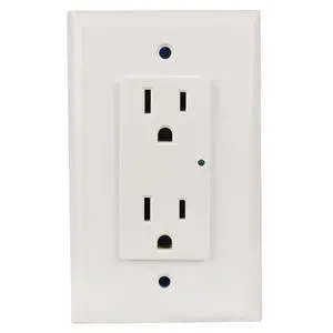 Element-Hz Power Series In-Wall Single Gang Surge Protector w/Retrofit Backbox, 1800 Joules, White Element-Hz Power Series In-Wall Single Gang Surge Protector w/Retrofit Backbox, 1800 Joules, White