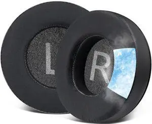 80mm Cooling Gel Earpads Replacement for AKG Pro Audio K175 Headphones, Ear Pads Cushions with Ice Silk Fabric, Noise Isolation Foam - K175 CG Black 80mm Cooling Gel Earpads Replacement for AKG Pro Audio K175 Headphones, Ear Pads Cushions with Ice Silk Fabric, Noise Isolation Foam - K175 CG Black