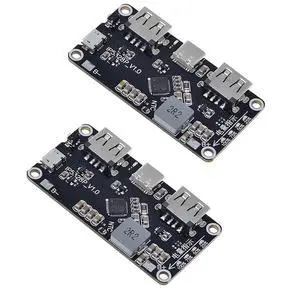 2pcs IP5328P Dual USB Battery Fast Charge Module Bi-Directional 18W Fast Charging 3.7V to 5V 9V 12V Step Up Power Bank Board QC3.0 FCP AFC MET SFCP Quick Charge Type-C 2pcs IP5328P Dual USB Battery Fast Charge Module Bi-Directional 18W Fast Charging 3.7V to 5V 9V 12V Step Up Power Bank Board QC3.0 FCP AFC MET SFCP Quick Charge Type-C