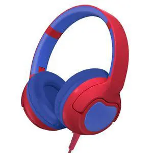 Wired Kids Headphones, Safe 85dB Volume Limit for Boys & Girls, Comfortable Earpads, Foldable Design for School, Tablets, and Travel-RED Wired Kids Headphones, Safe 85dB Volume Limit for Boys & Girls, Comfortable Earpads, Foldable Design for School, Tablets, and Travel-RED