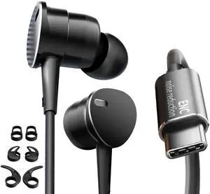 Type C Wired Headphones Deep Bass Earbuds with Noise Cancelling,Magnetic | In-Ear Wired Earphones USB C Headset with Microphone,Stereo Heavy bass ear bud with Sport Ear Hooks,Magnetic Anti-Tangle Type C Wired Headphones Deep Bass Earbuds with Noise Cancelling,Magnetic | In-Ear Wired Earphones USB C Headset with Microphone,Stereo Heavy bass ear bud with Sport Ear Hooks,Magnetic Anti-Tangle