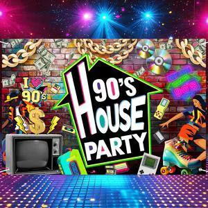 Retro 90s Birthday Banner Graffiti Backdrop for 90s Themed Party Supplies Old School House Party Decorations for 30th 40th Birthday Graduation Throwback Party 98x65 Inch Retro 90s Birthday Banner Graffiti Backdrop for 90s Themed Party Supplies Old School House Party Decorations for 30th 40th Birthday Graduation Throwback Party 98x65 Inch
