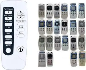 Replacement for Frigidaire Window Air Conditioner Remote Control | Compatible with Right Listed in The Picture, No Settings Required Replacement for Frigidaire Window Air Conditioner Remote Control | Compatible with Right Listed in The Picture, No Settings Required