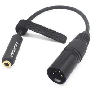 4 Pin XLR to 4.4mm Female | 4.4mm Female to 4 Pin XLR Male Balanced Adapter Cable 15cm Short Silver Plated for Headphones, Amplifiers, and DAC 4 Pin XLR to 4.4mm Female | 4.4mm Female to 4 Pin XLR Male Balanced Adapter Cable 15cm Short Silver Plated for Headphones, Amplifiers, and DAC