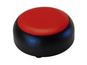 Recordable Buttons: 30-Second Talking Voice Recorder. The Elegante Patented Design. by The Original ® (Black Base/Red Top Recordable Buttons: 30-Second Talking Voice Recorder. The Elegante Patented Design. by The Original ® (Black Base/Red Top