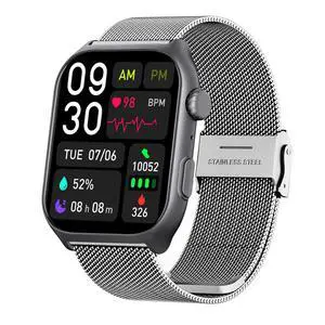 Android Smart Watch for Women - Bluetooth Call,Compatible with Android & iOS2.0" HD, Heart Rate/Sleep/Step Tracker, 100+ Sports Modes,IP68 Waterproof Men Fitness Tracker (Silver(Milanese)) Android Smart Watch for Women - Bluetooth Call,Compatible with Android & iOS2.0" HD, Heart Rate/Sleep/Step Tracker, 100+ Sports Modes,IP68 Waterproof Men Fitness Tracker (Silver(Milanese))