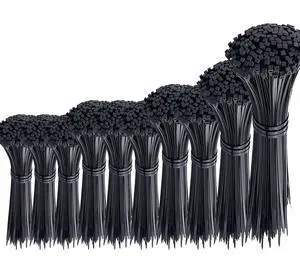 1000 Pcs Black Cable Zip Ties Assorted Sizes 4/6/8/10/12 Inch Heavy Duty Plastic Tie Wraps Mixed Pack Self Locking Nylon Wire Ties 1000 Pcs Black Cable Zip Ties Assorted Sizes 4/6/8/10/12 Inch Heavy Duty Plastic Tie Wraps Mixed Pack Self Locking Nylon Wire Ties
