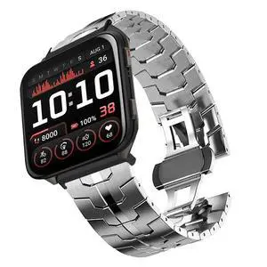 Compatible with Garmin Venu X1 Bands, Quick Release Stainless Steel Band Metal Strap with Folding Clasp Replacement Straps Compatible with Garmin Venu X1 Smartwatch Compatible with Garmin Venu X1 Bands, Quick Release Stainless Steel Band Metal Strap with Folding Clasp Replacement Straps Compatible with Garmin Venu X1 Smartwatch