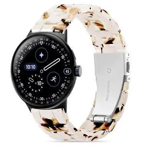 Compatible with Google Pixel Watch 4 45mm Bands/Pixel Watch 3 45mm Band Resin, Bracelet Strap for Pixel 3/4 Watch Band 45mm Accessory Women Man Wristband Replacement with Stainless Steel Buckle Compatible with Google Pixel Watch 4 45mm Bands/Pixel Watch 3 45mm Band Resin, Bracelet Strap for Pixel 3/4 Watch Band 45mm Accessory Women Man Wristband Replacement with Stainless Steel Buckle